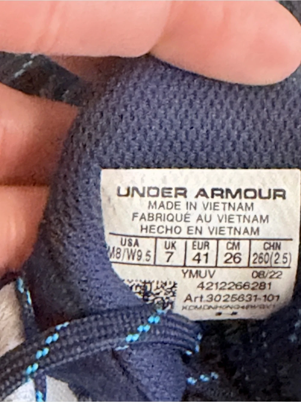 Under Armour Curry Navy Blue Low-Top Basketball Shoes Flow 9 Size: 8
